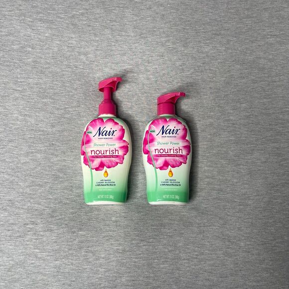 Nair Shower Power Nourish Japanese Cherry Blossom 2 PCS. Set - Picture 1 of 3